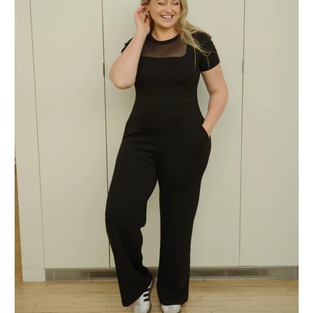 SMASH + TESS Collab Sz 3XS One and Done Romper Jumpsuit in Midnight Black NEW